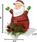 Christmas Stocking Holder Set of 2 Poly Resin Iron Snowman and Santa Stockings Hanger Mantle or Fireplace Decor Durable Long Lasting Decoration